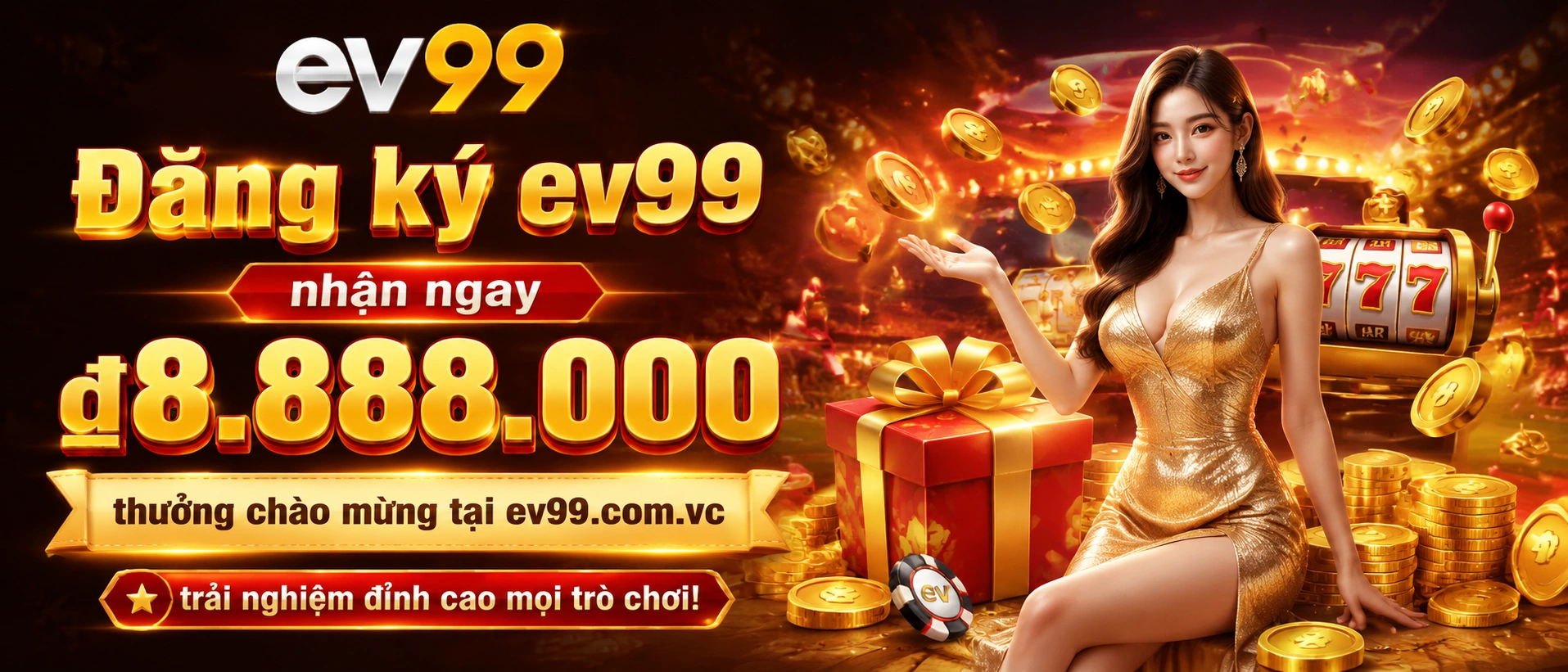 EV99 giao diện trang chủ trên điện thoại