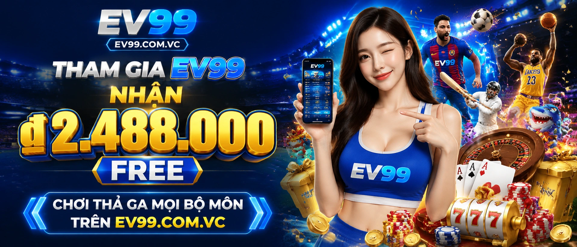 Trò chơi slot và nổ hũ EV99